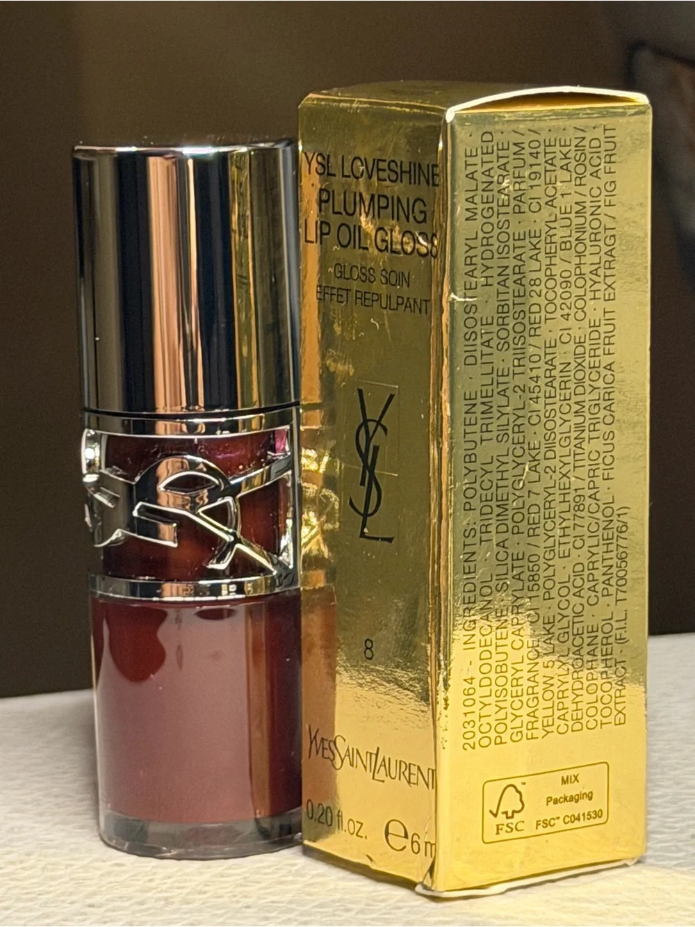 Yves Saint Laurent Loveshine Plumping Lip Oil Gloss - Purple Dream